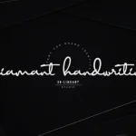 Diamant handwriting Font