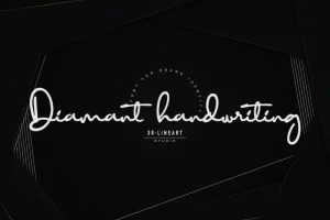 Diamant handwriting Font