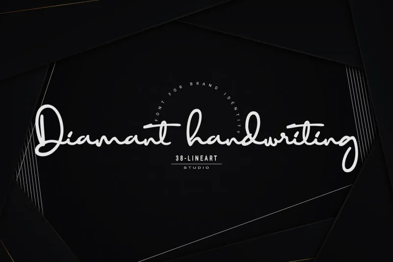 Diamant handwriting Font