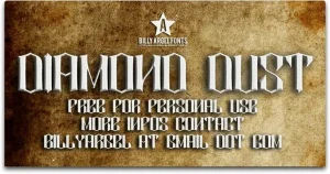 DIAMOND DUST Font