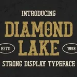 Diamond Lake Display Font