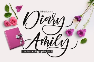 Diary Amily Script Font