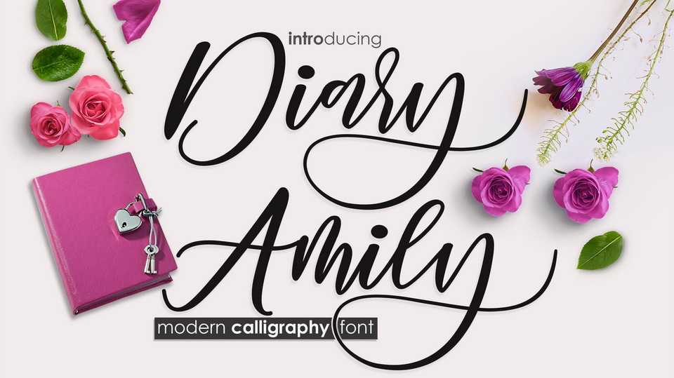 Diary Amily Script Font › Fontesk