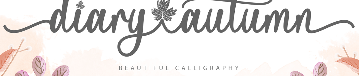 Diary Autumn Font
