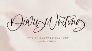 Diary Writing Font › Fontesk