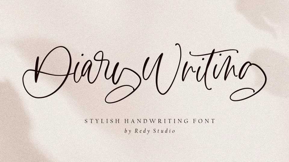 Diary Writing Font › Fontesk
