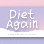 Diet Again Font › Fontesk