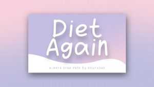 Diet Again Font › Fontesk