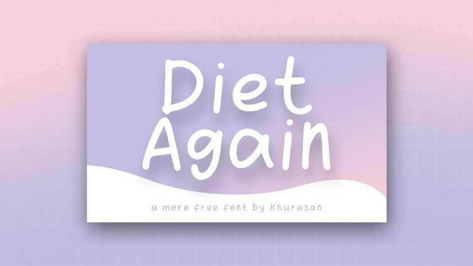 Diet Again Font › Fontesk