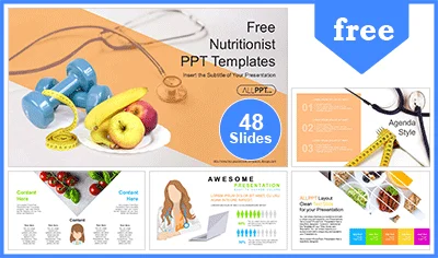 Diet Plan Nutritionist PowerPoint Templates