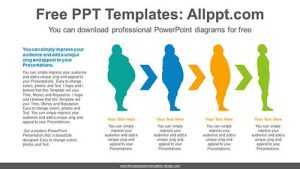 Diet Weight Change PPT Diagram