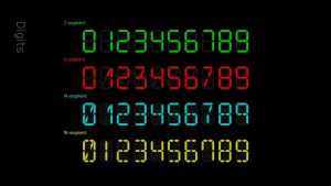 Digit Tech Font Family › Fontesk
