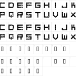Digital Anarchy Font - Fonte Grátis Mapa de caracteres da fonte Digital Anarchy Font