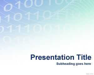 Digital Binary PowerPoint Template