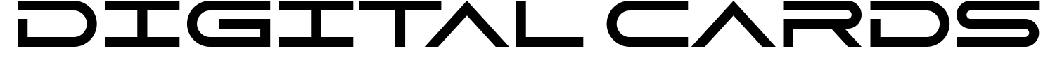 Digital Cards Font
