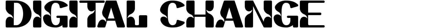 Digital Change Font