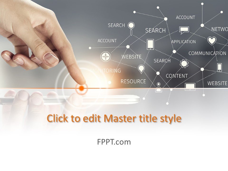 Digital Connect PowerPoint Template