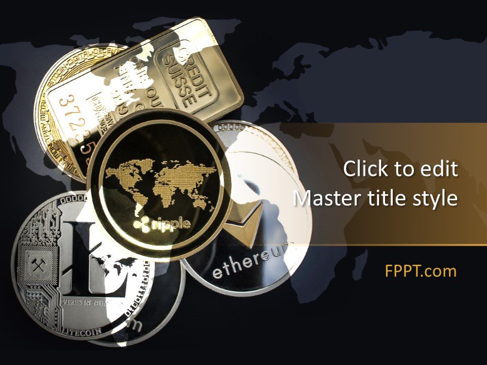 Digital Cryptocurrency PowerPoint Template