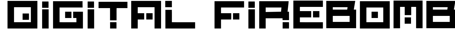 Digital Firebomb Font