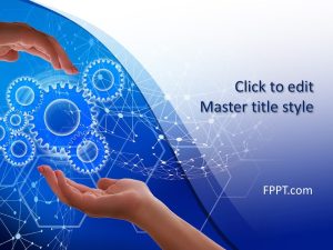 Digital Information Technology PowerPoint Template