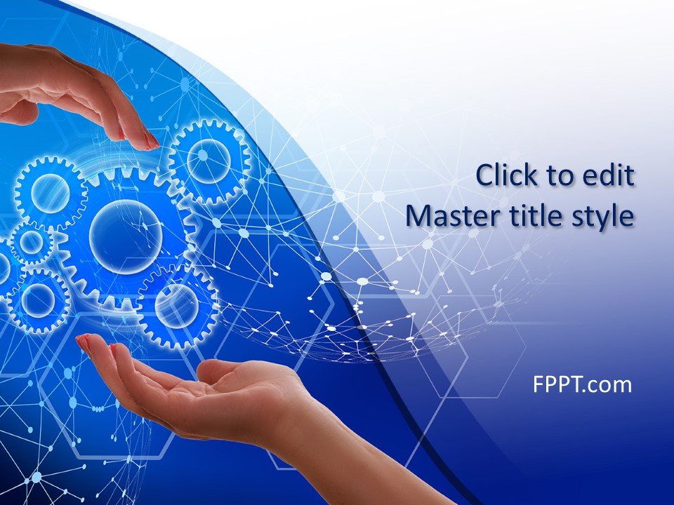 Digital Information Technology PowerPoint Template