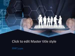 Digital Leadership and Innovation PowerPoint Template
