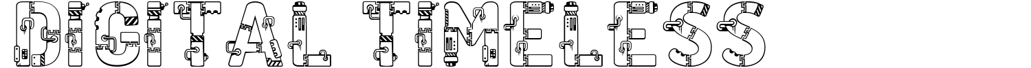 Digital Timeless Font