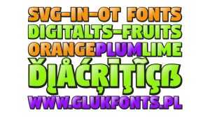 Digitalts Fruits Font › Fontesk