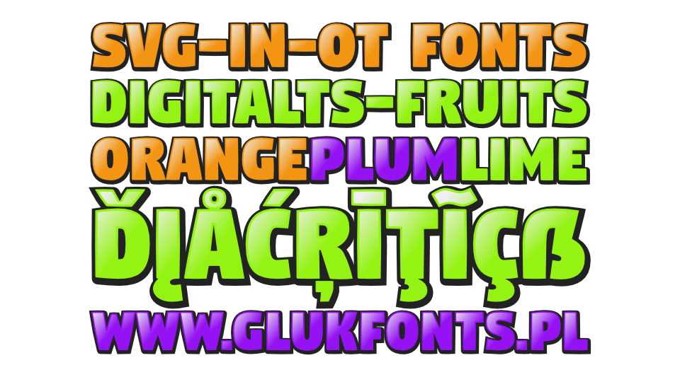 Digitalts Fruits Font › Fontesk