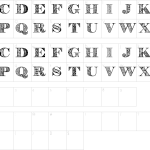 Digizen Font - Fonte Grátis Mapa de caracteres da fonte Digizen Font