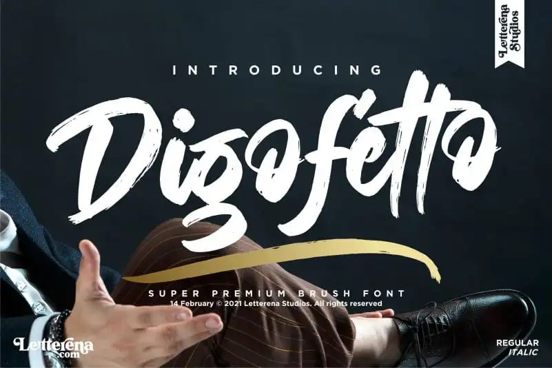 Digofetto Brush Font