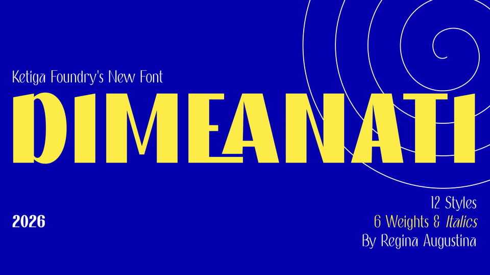 Dimeanati Font › Fontesk