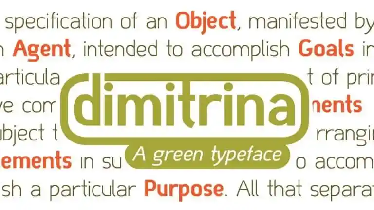 Dimitrina Sans Serif Font