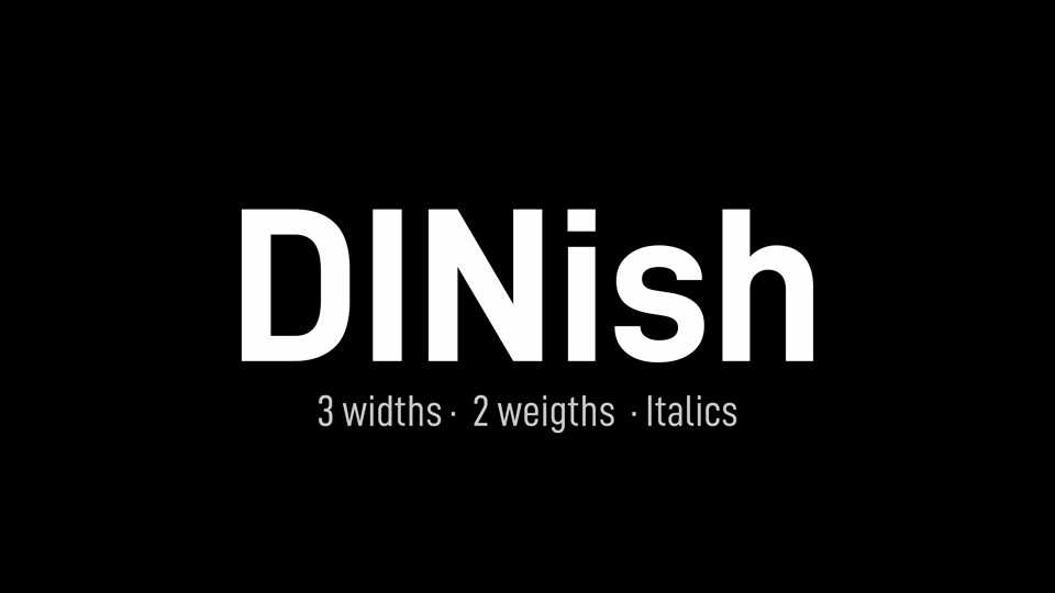 DINish Font Family › Fontesk