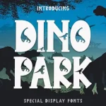 Dino Park Font - Fonte Grátis Dino Park Font