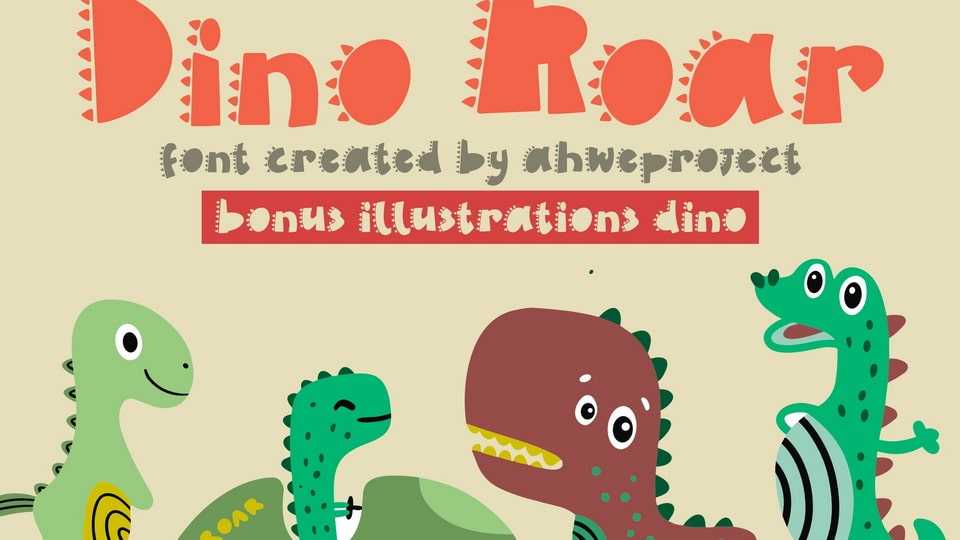 Dino Roar Font › Fontesk