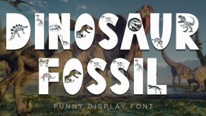 Dinosaur Fossil Font › Fontesk