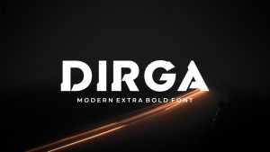 Dirga Font › Fontesk