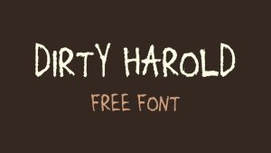 Dirty Harold Font › Fontesk