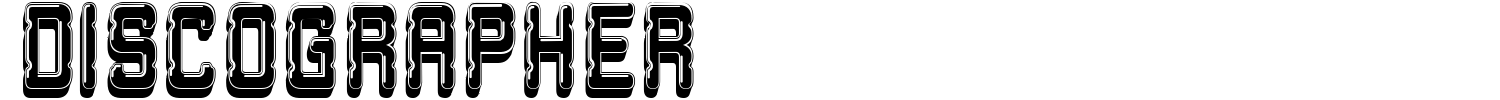 Discographer Font