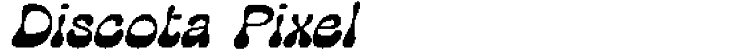 Discota Pixel Font