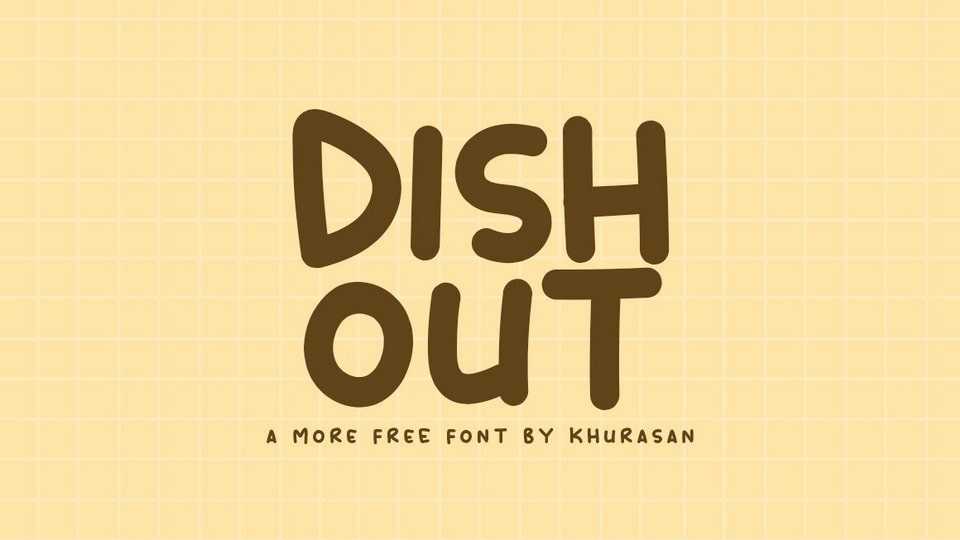 Dish Out Font › Fontesk