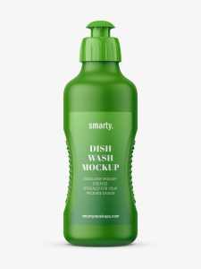 Dish wash bottle mockup