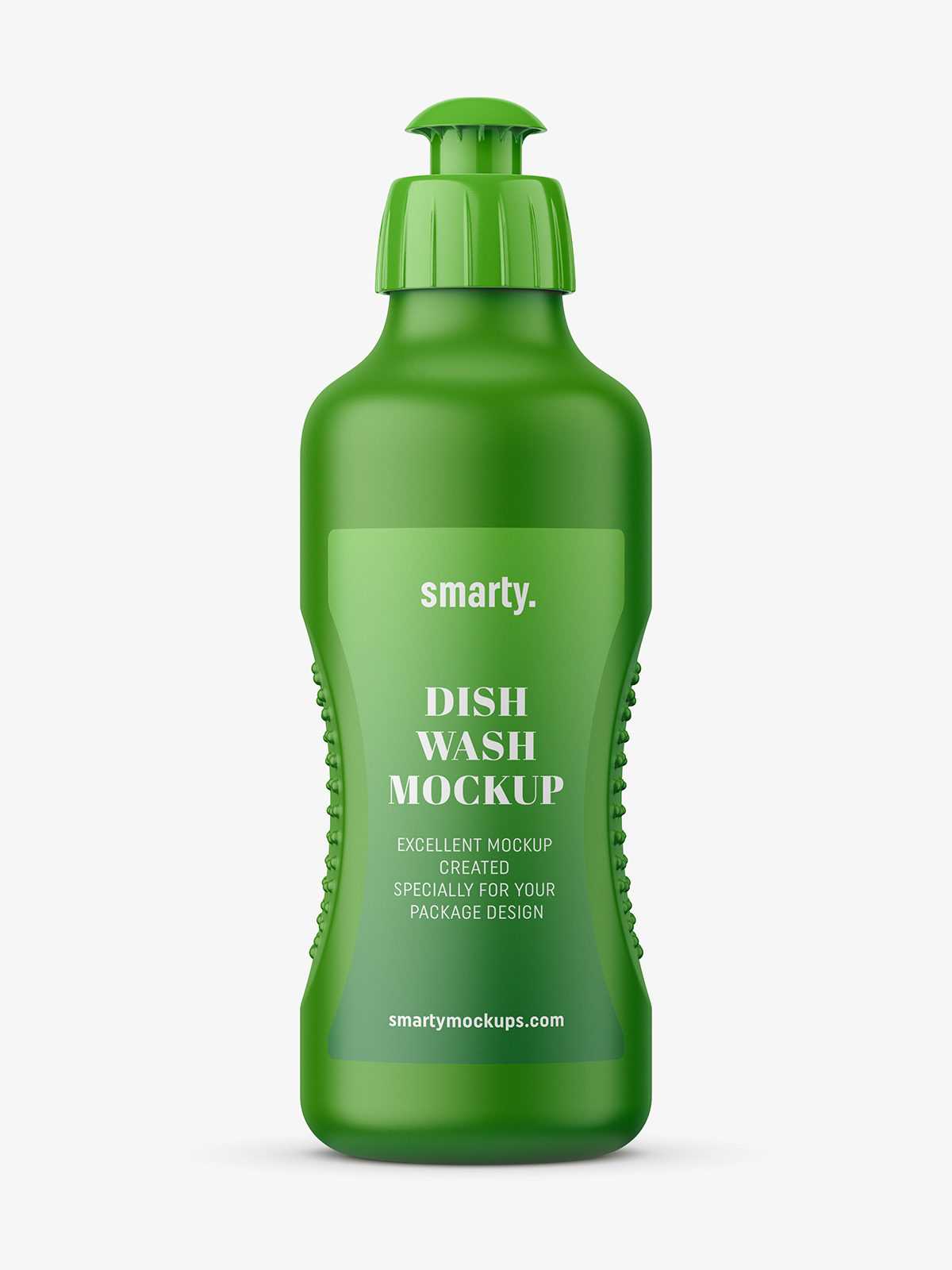 Dish wash bottle mockup