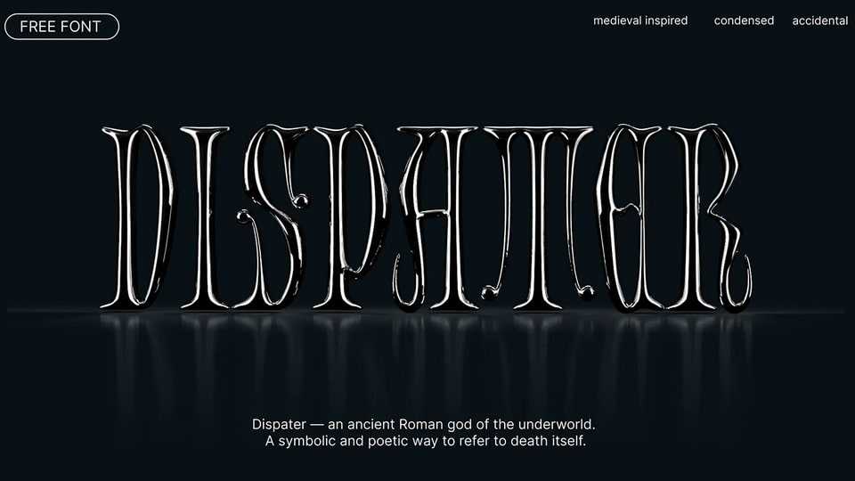 Dispater Font › Fontesk