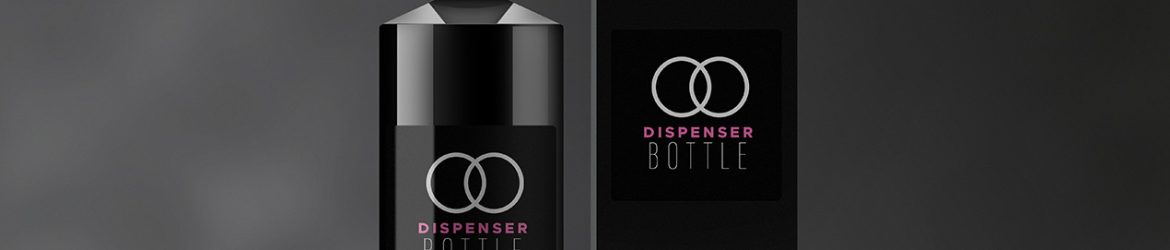 Dispenser Bottle PSD Mockup