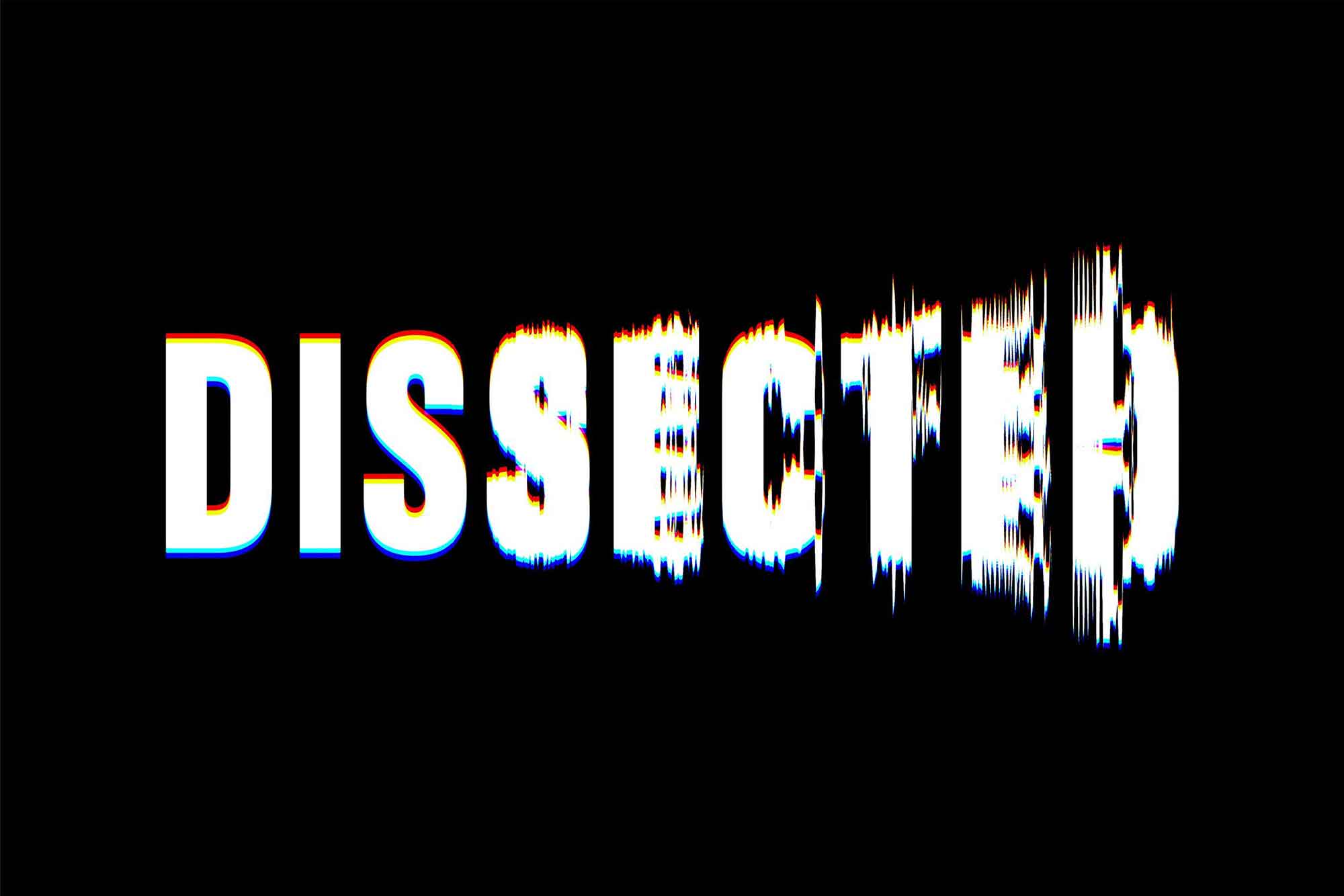 Distortion Glitch Text Effect