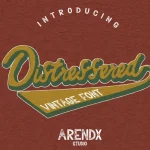 Distressered Vintage Font