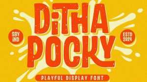 Ditha Pocky Font › Fontesk