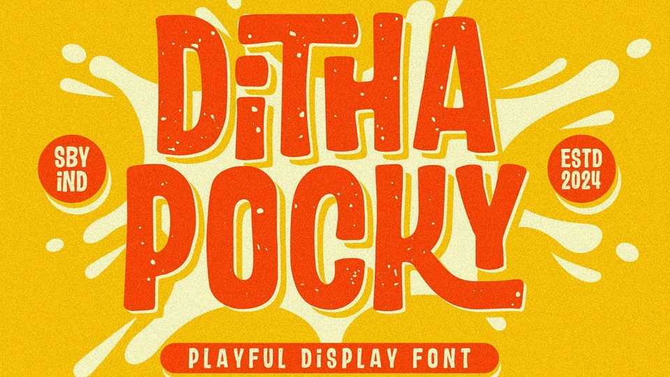 Ditha Pocky Font › Fontesk
